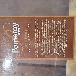 Pomeroy home set of 5 votives